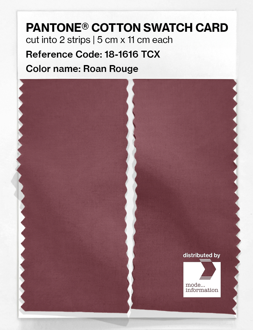 Artikelbild 2 des Artikels “PANTONE® COTTON SWATCH CARD 18-1616 TCX Roan Rouge “