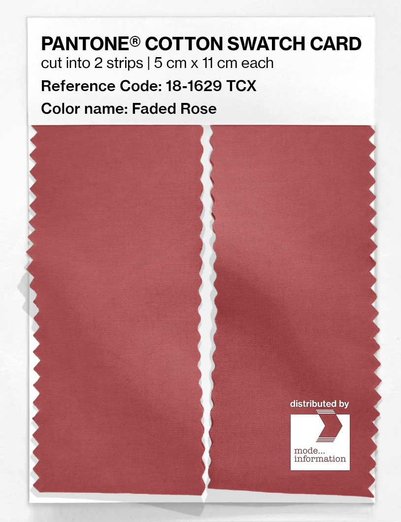 Artikelbild 2 des Artikels “PANTONE® COTTON SWATCH CARD 18-1629 TCX Faded Rose “