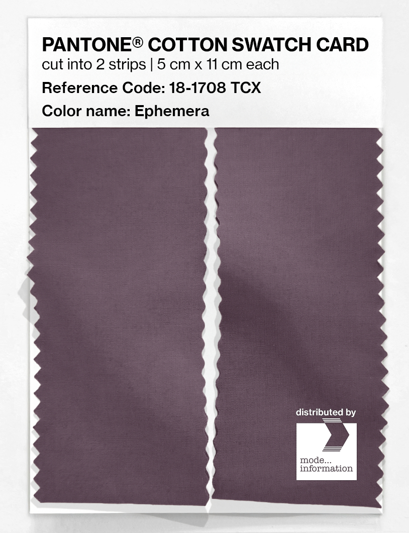Product image 2 of the product “PANTONE® COTTON SWATCH CARD 18-1708 TCX Ephemera ”