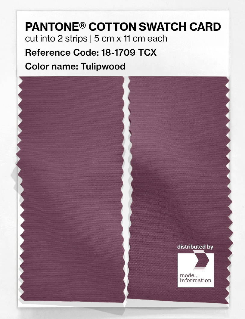 Artikelbild 2 des Artikels “PANTONE® COTTON SWATCH CARD 18-1709 TCX Tulipwood “