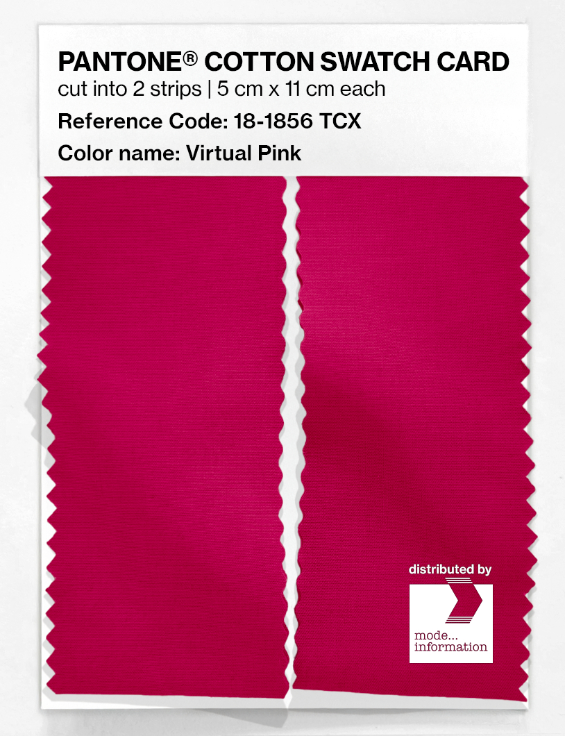 Artikelbild 2 des Artikels “PANTONE® COTTON SWATCH CARD 18-1856 TCX Virtual Pink “