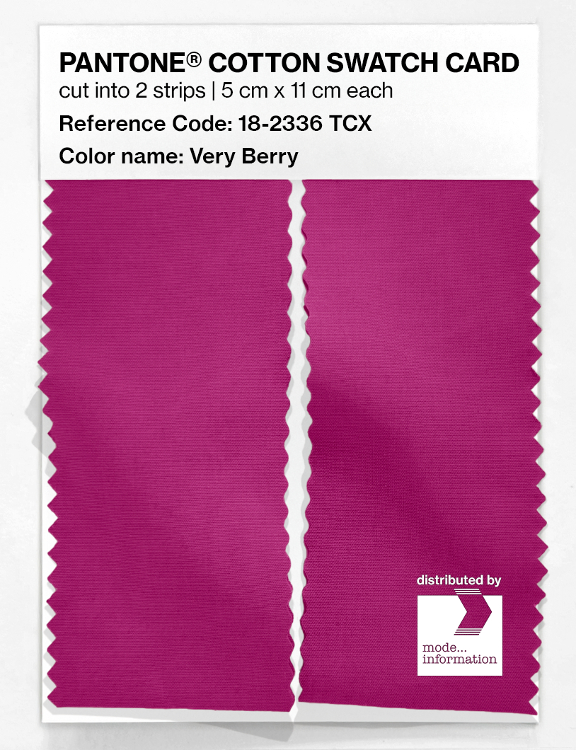 Artikelbild 2 des Artikels “PANTONE® COTTON SWATCH CARD 18-2336 TCX Very Berry “