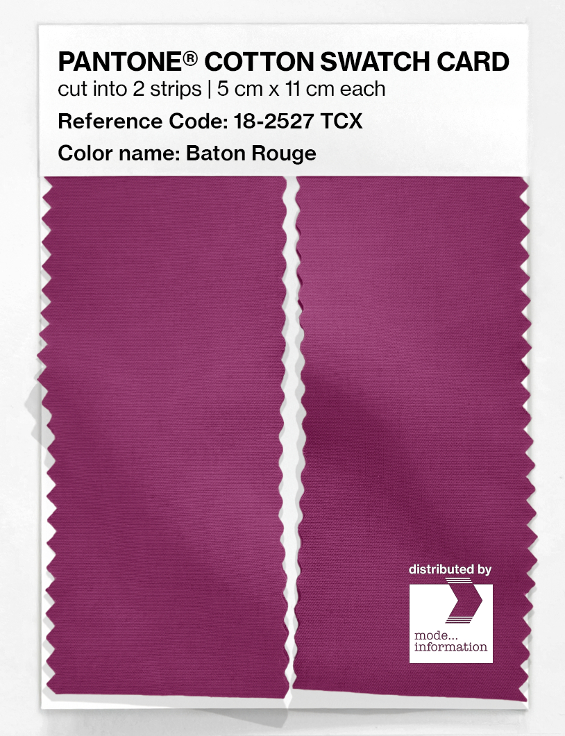 Artikelbild 2 des Artikels “PANTONE® COTTON SWATCH CARD 18-2527 TCX Baton Rouge “