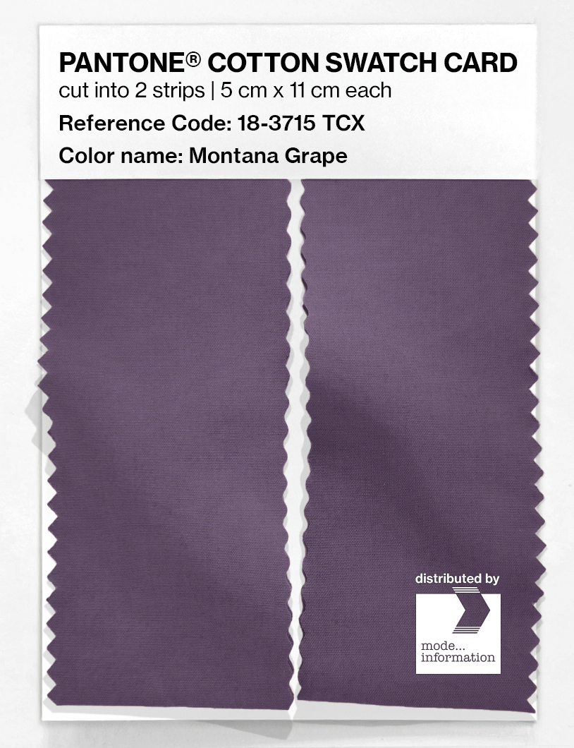 Artikelbild 2 des Artikels “PANTONE® COTTON SWATCH CARD 18-3715 TCX Montana Grape “