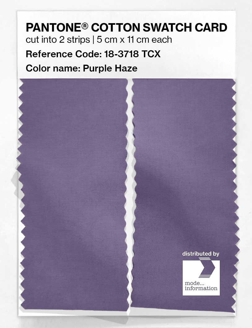 Artikelbild 2 des Artikels “PANTONE® COTTON SWATCH CARD 18-3718 TCX Purple Haze “