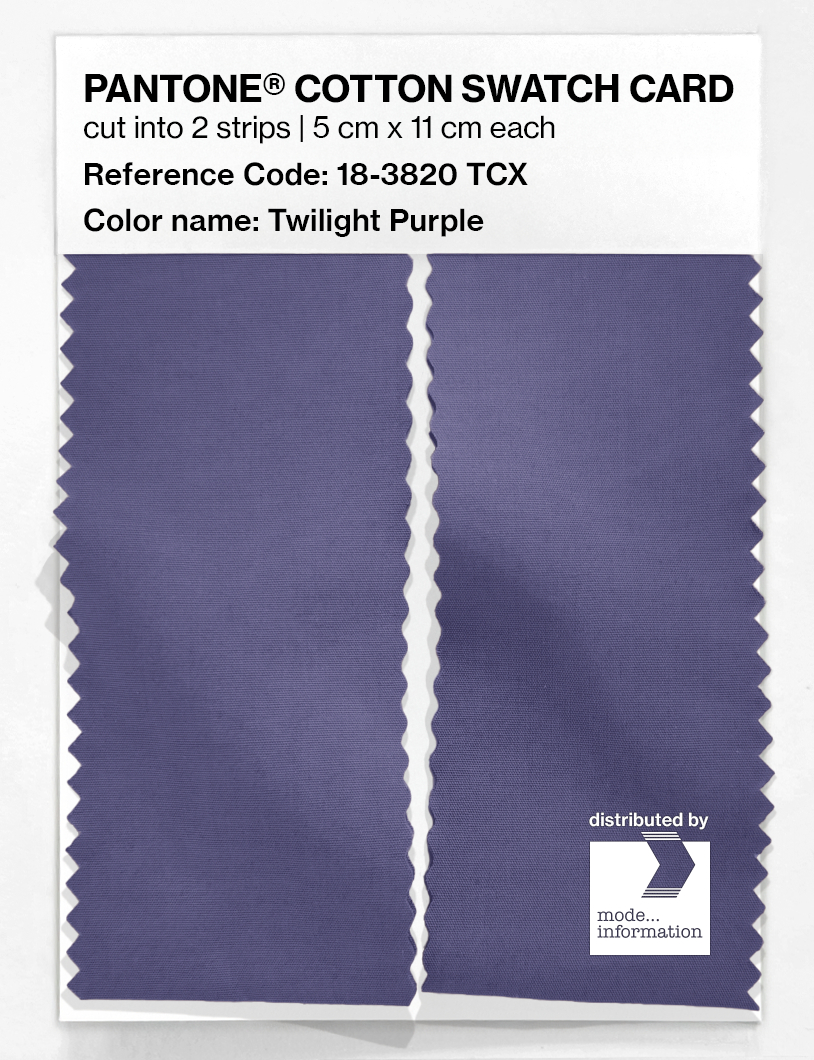 Artikelbild 2 des Artikels “PANTONE® COTTON SWATCH CARD 18-3820 TCX Twilight Purple “