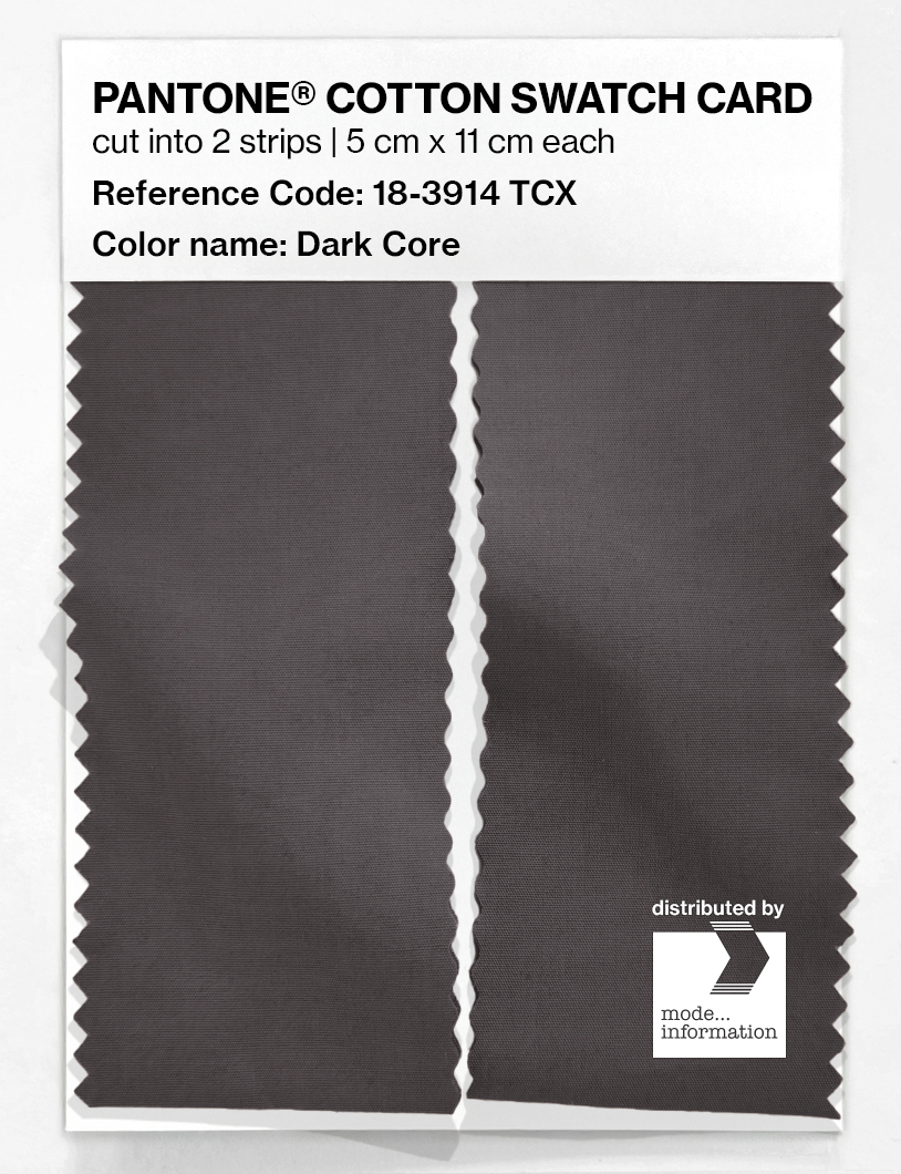 Product image 2 of the product “PANTONE® COTTON SWATCH CARD 18-3914 TCX Dark Core ”