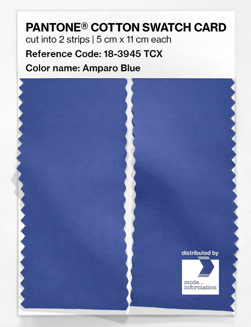 Artikelbild 2 des Artikels “PANTONE® COTTON SWATCH CARD 18-3945 TCX Amparo Blue “