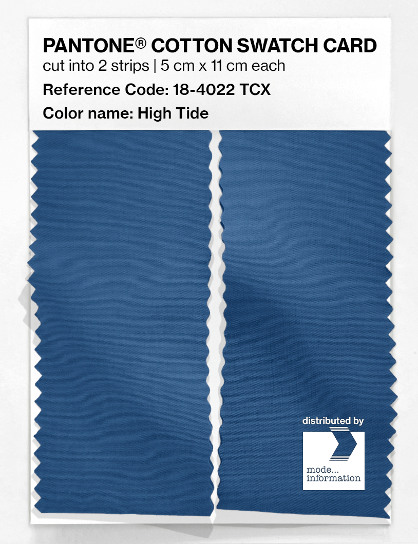 Artikelbild 2 des Artikels “PANTONE® COTTON SWATCH CARD 18-4022 TCX High Tide “