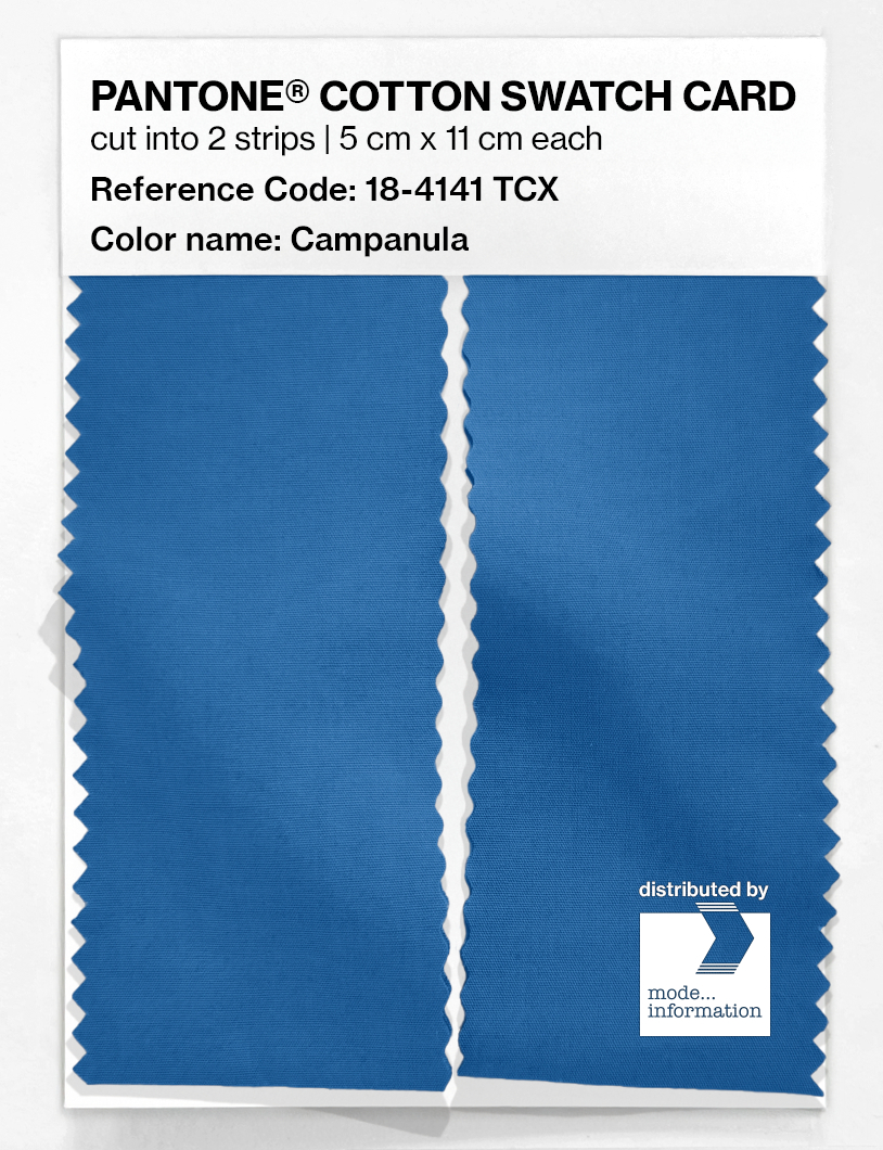 Artikelbild 2 des Artikels “PANTONE® COTTON SWATCH CARD 18-4141 TCX Campanula “