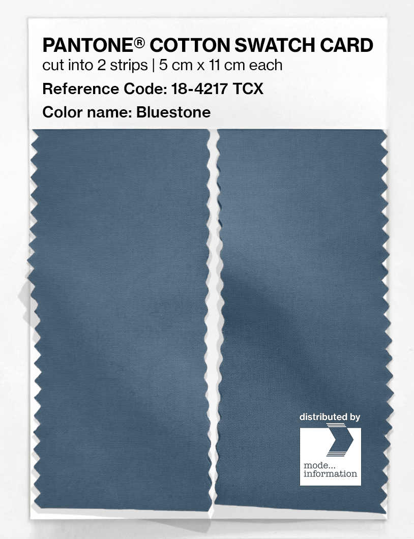 Artikelbild 2 des Artikels “PANTONE® COTTON SWATCH CARD 18-4217 TCX Bluestone “