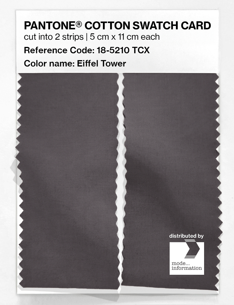 Artikelbild 2 des Artikels “PANTONE® COTTON SWATCH CARD 18-5210 TCX Eiffel Tower “