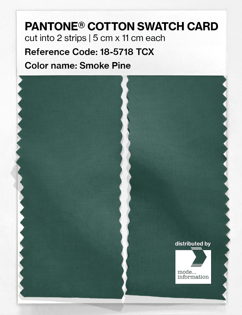Artikelbild 2 des Artikels “PANTONE® COTTON SWATCH CARD 18-5718 TCX Smoke Pine “