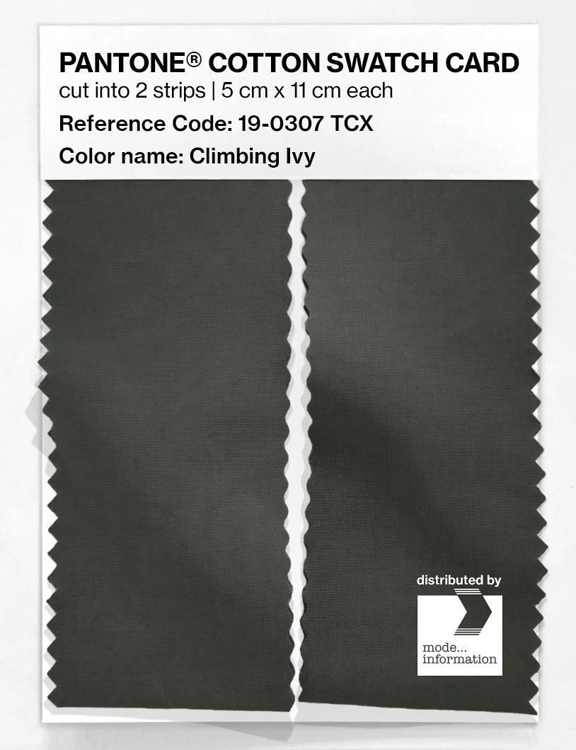 Product image 2 of the product “PANTONE® COTTON SWATCH CARD 19-0307 TCX Climbing Ivy ”