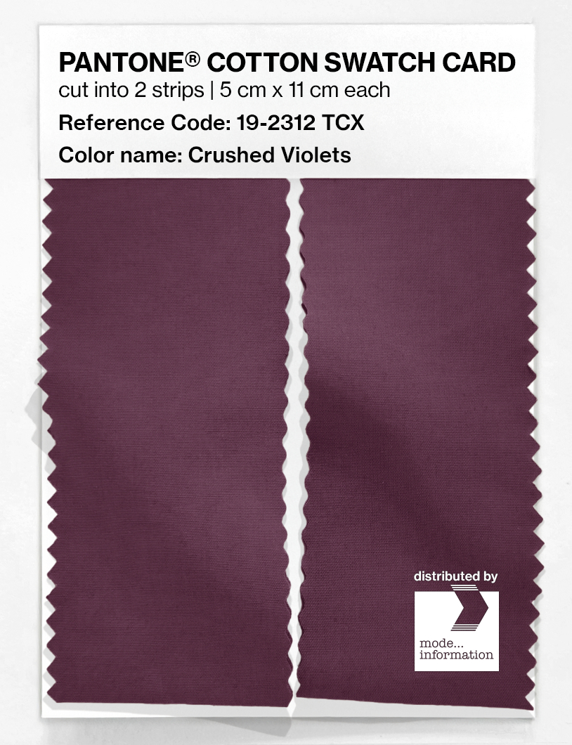 Artikelbild 2 des Artikels “PANTONE® COTTON SWATCH CARD 19-2312 TCX Crushed Violets “