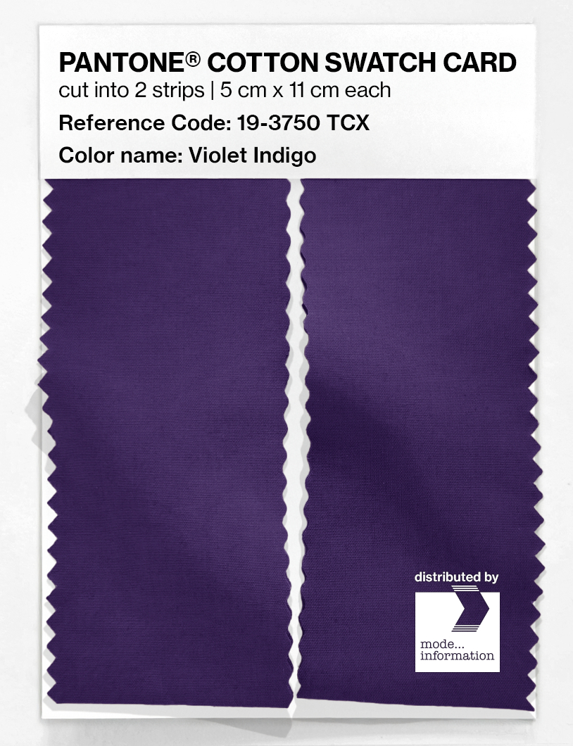 Artikelbild 2 des Artikels “PANTONE® COTTON SWATCH CARD 19-3750 TCX Violet Indigo “