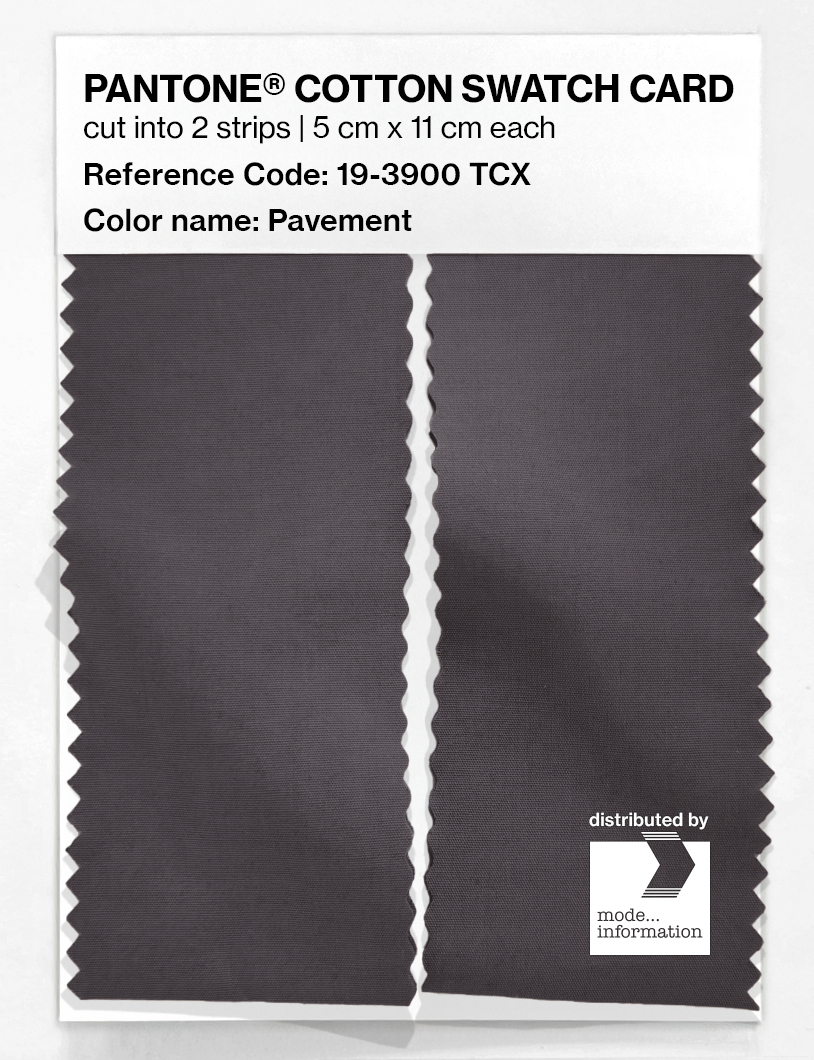 Artikelbild 2 des Artikels “PANTONE® COTTON SWATCH CARD 19-3900 TCX Pavement “