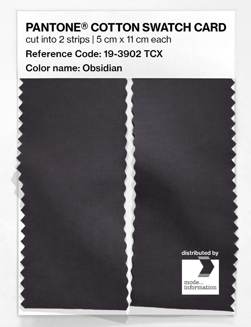 Artikelbild 2 des Artikels “PANTONE® COTTON SWATCH CARD 19-3902 TCX Obsidian “