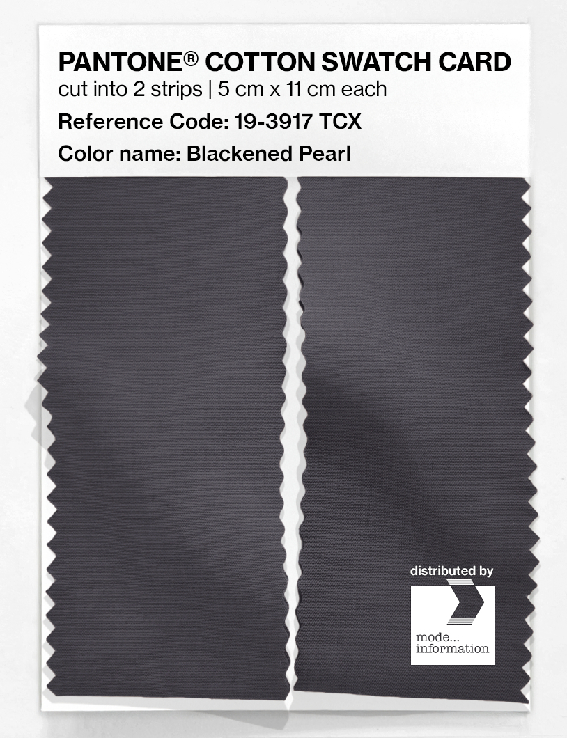 Artikelbild 2 des Artikels “PANTONE® COTTON SWATCH CARD 19-3917 TCX Blackened Pearl “