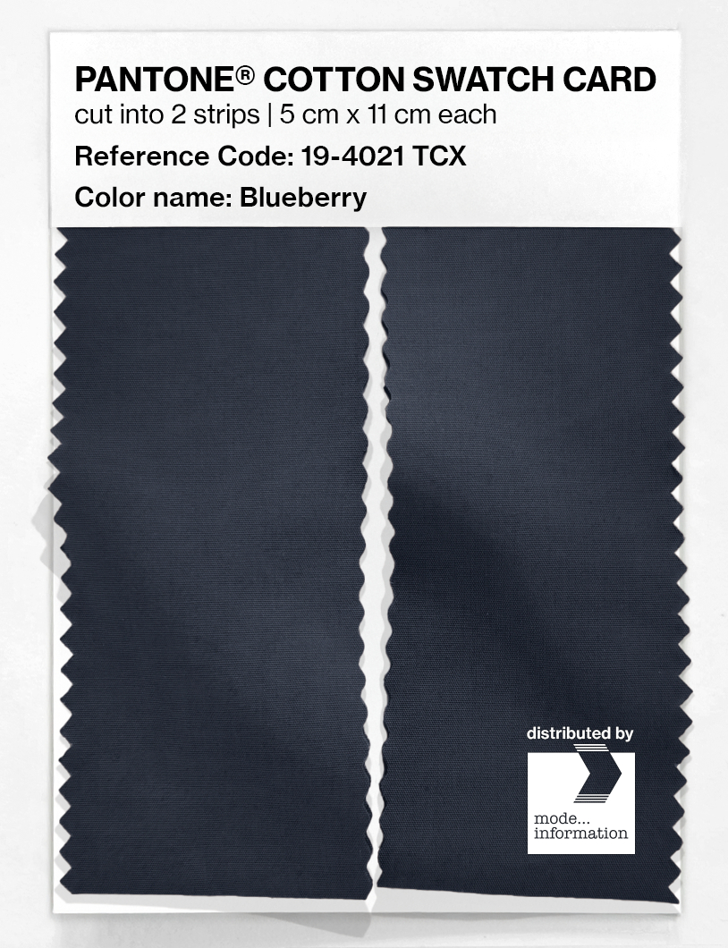Artikelbild 2 des Artikels “PANTONE® COTTON SWATCH CARD 19-4021 TCX Blueberry “