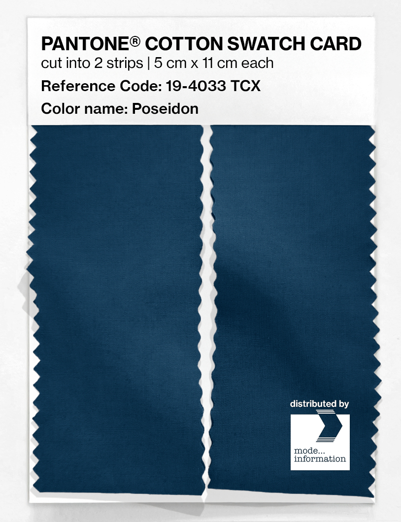 Artikelbild 2 des Artikels “PANTONE® COTTON SWATCH CARD 19-4033 TCX Poseidon “
