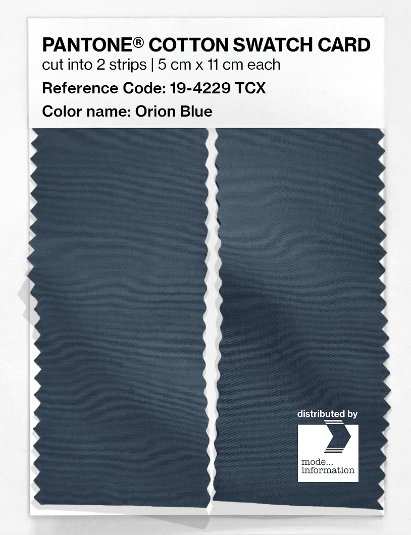 Artikelbild 2 des Artikels “PANTONE® COTTON SWATCH CARD 19-4229 TCX Orion Blue “
