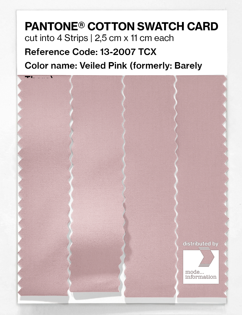 Artikelbild 3 des Artikels “PANTONE® COTTON SWATCH CARD 13-2007 TCX Veiled Pink “