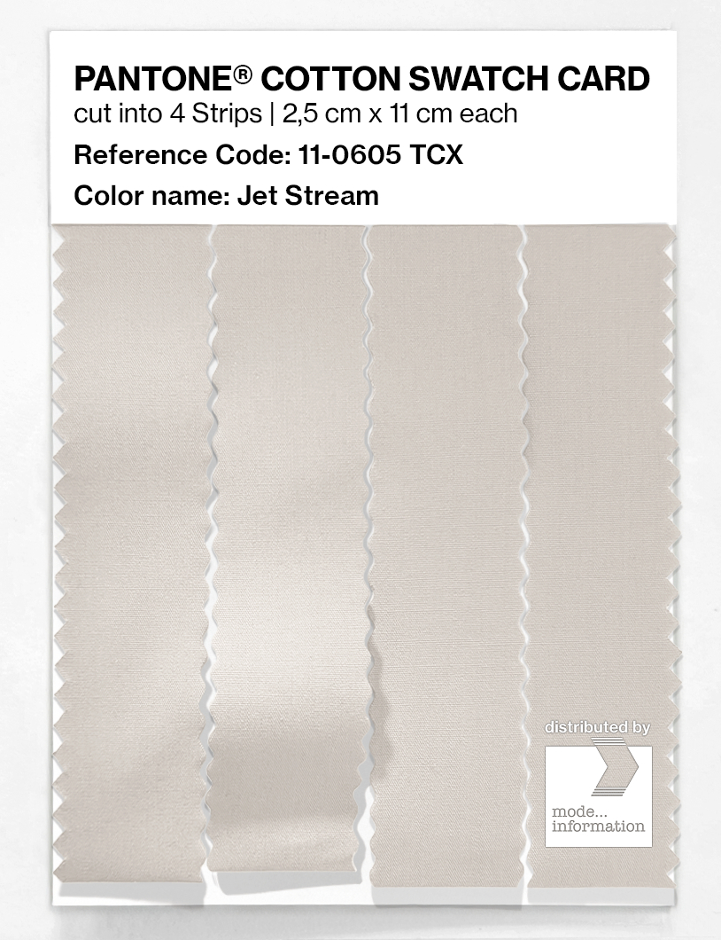 Artikelbild 3 des Artikels “PANTONE® COTTON SWATCH CARD 11-0605 TCX Jet Stream “