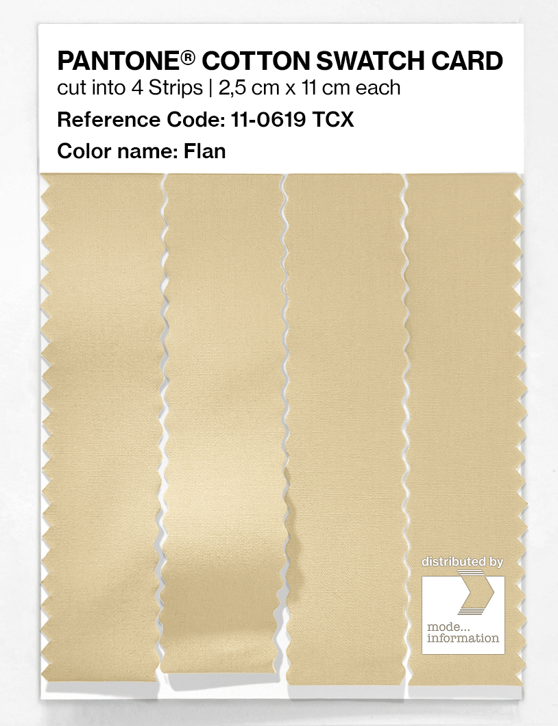 Artikelbild 3 des Artikels “PANTONE® COTTON SWATCH CARD 11-0619 TCX Flan “
