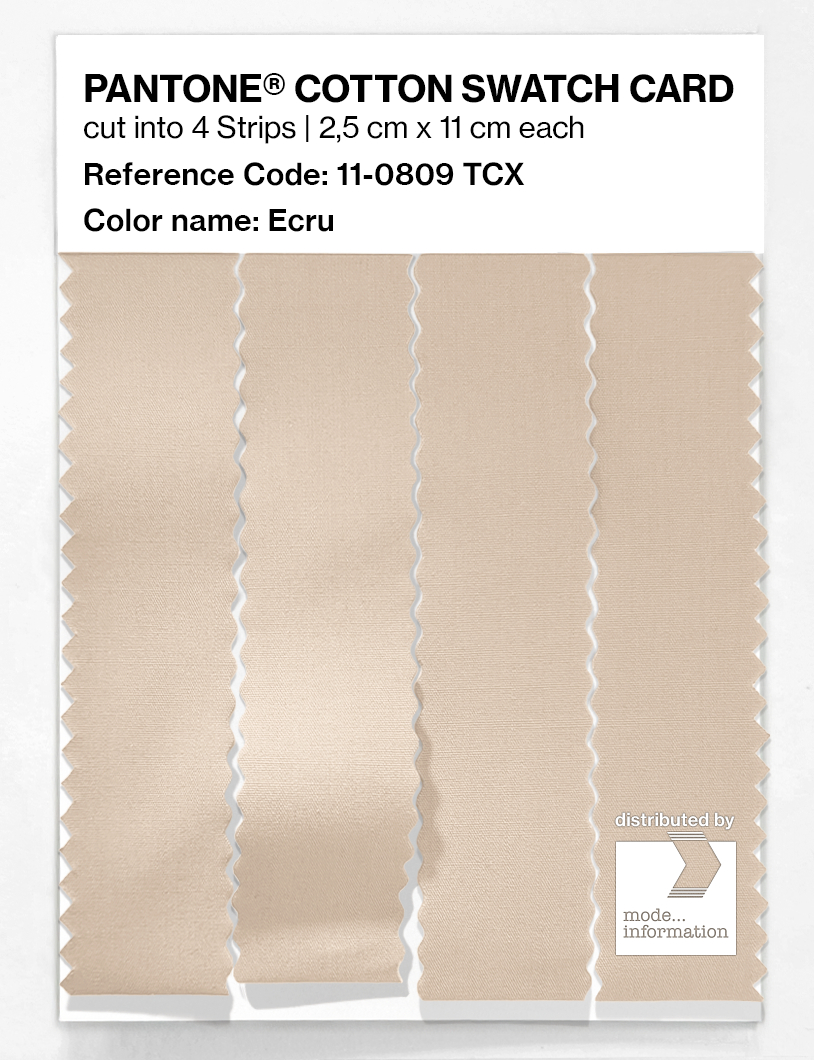 Artikelbild 3 des Artikels “PANTONE® COTTON SWATCH CARD 11-0809 TCX Ecru “