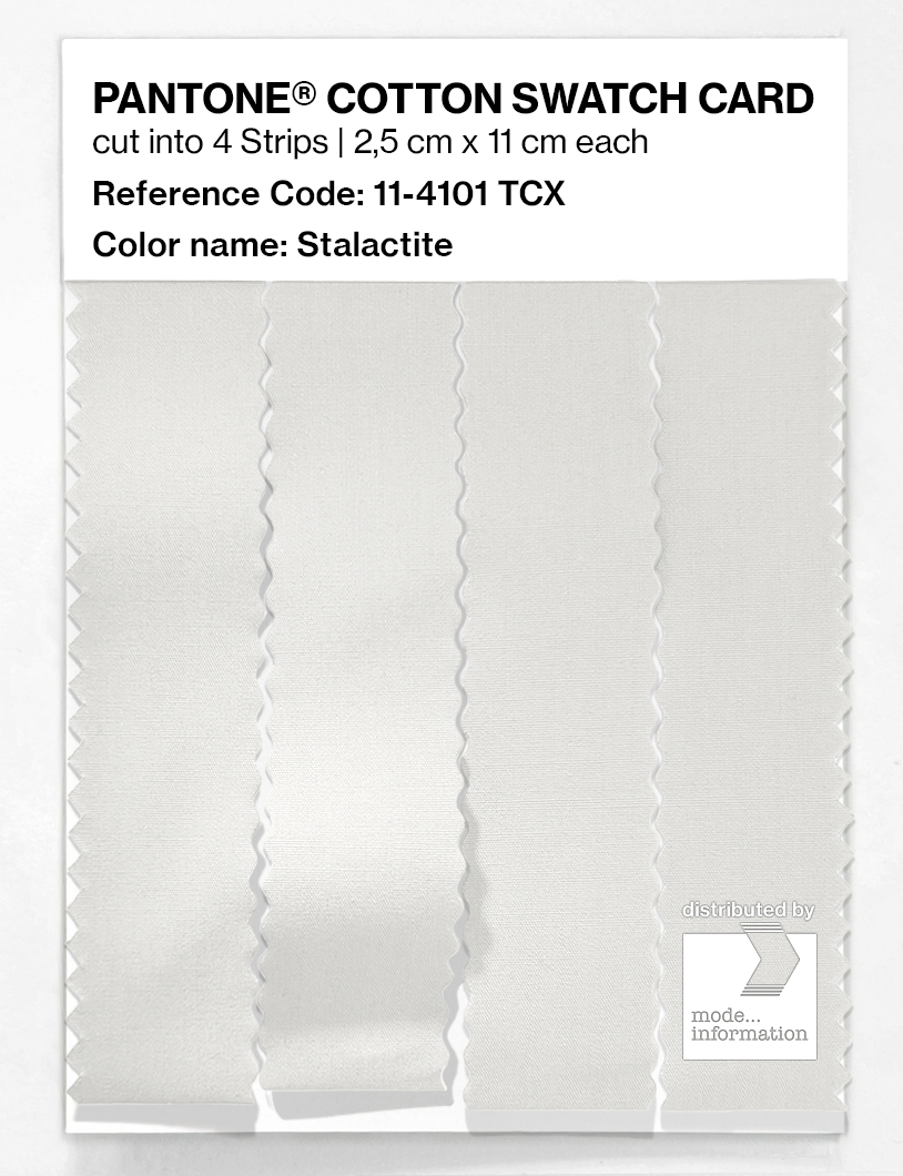 Artikelbild 3 des Artikels “PANTONE® COTTON SWATCH CARD 11-4101 TCX Stalactite “