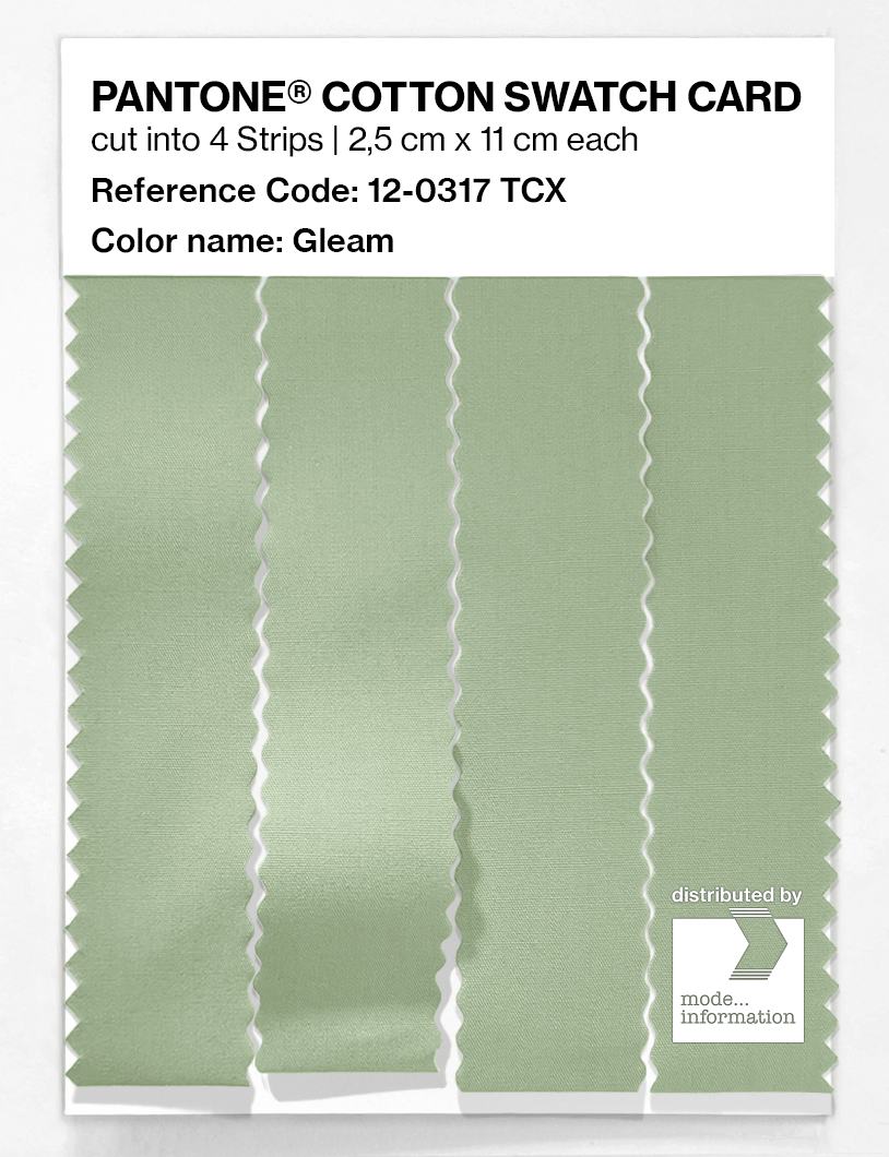 Artikelbild 3 des Artikels “PANTONE® COTTON SWATCH CARD 12-0317 TCX Gleam “