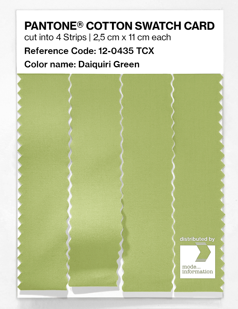 Artikelbild 3 des Artikels “PANTONE® COTTON SWATCH CARD 12-0435 TCX Daiquiri Green “