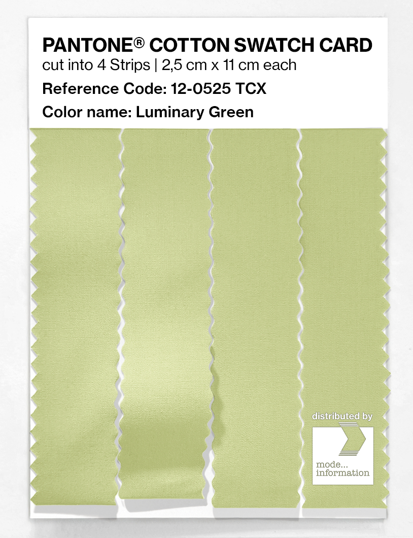 Artikelbild 3 des Artikels “PANTONE® COTTON SWATCH CARD 12-0525 TCX Luminary Green “