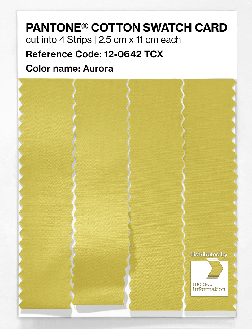 Artikelbild 3 des Artikels “PANTONE® COTTON SWATCH CARD 12-0642 TCX Aurora “