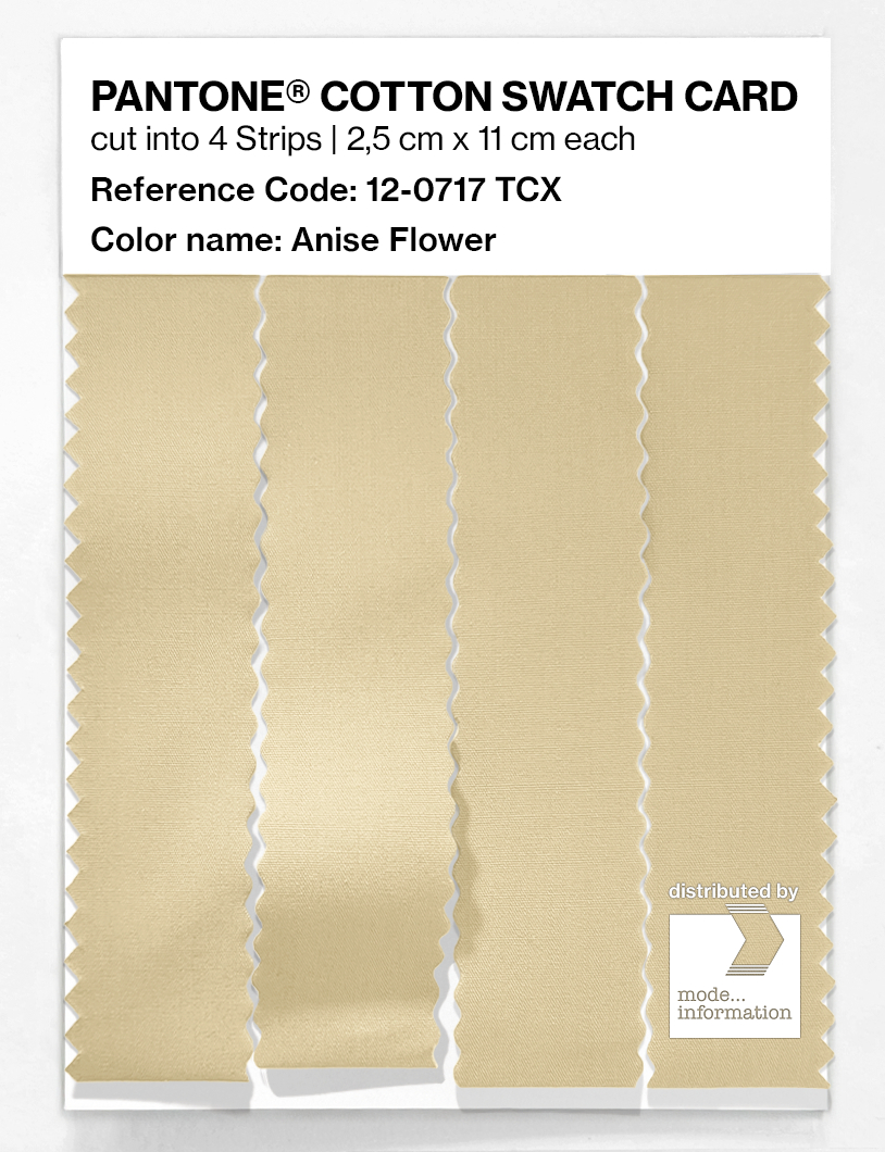 Artikelbild 3 des Artikels “PANTONE® COTTON SWATCH CARD 12-0717 TCX Anise Flower “