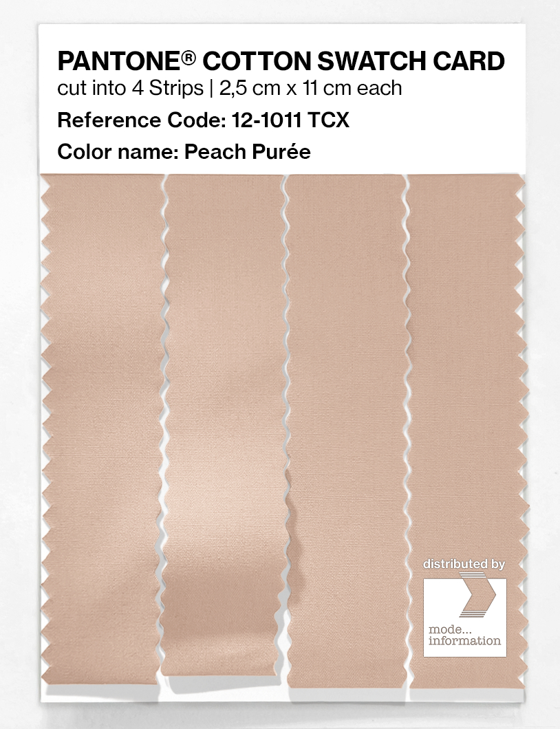 Artikelbild 3 des Artikels “PANTONE® COTTON SWATCH CARD 12-1011 TCX Peach Purée “