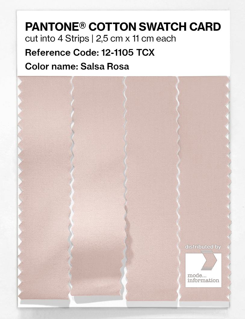 Product image 3 of the product “PANTONE® COTTON SWATCH CARD 12-1105 TCX Salsa Rosa ”