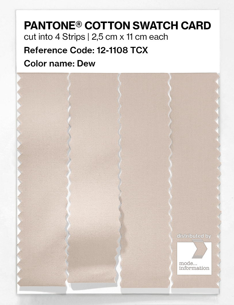 Artikelbild 3 des Artikels “PANTONE® COTTON SWATCH CARD 12-1108 TCX Dew “