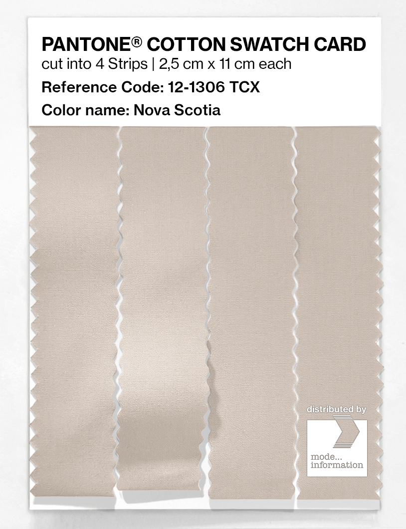 Product image 3 of the product “PANTONE® COTTON SWATCH CARD 12-1306 TCX Nova Scotia ”
