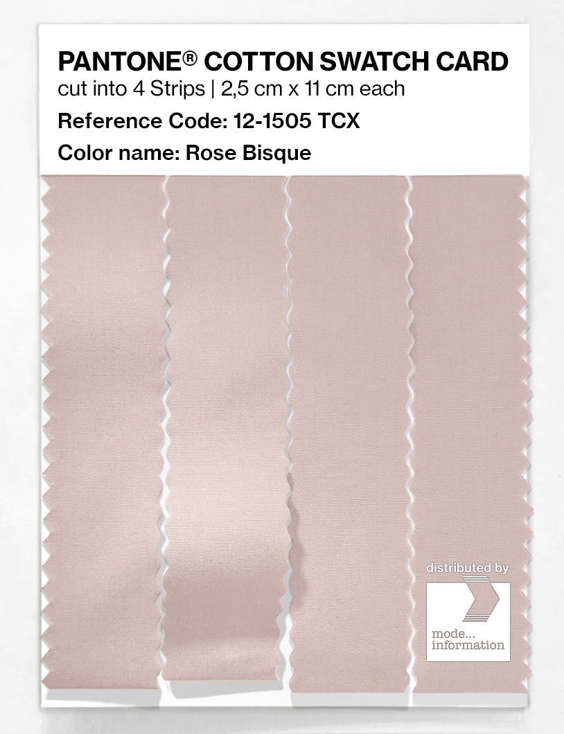 Artikelbild 3 des Artikels “PANTONE® COTTON SWATCH CARD 12-1505 TCX Rose Bisque “