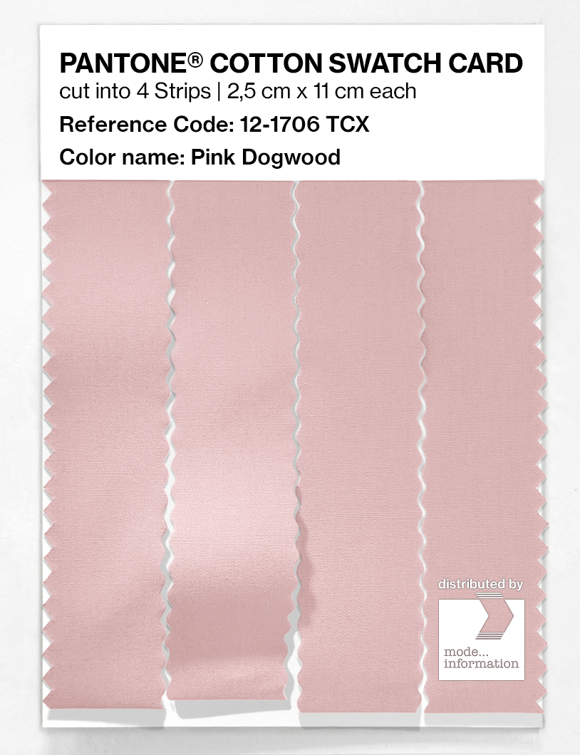 Product image 3 of the product “PANTONE® COTTON SWATCH CARD 12-1706 TCX Pink Dogwood ”