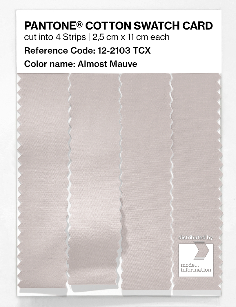 Artikelbild 3 des Artikels “PANTONE® COTTON SWATCH CARD 12-2103 TCX Almost Mauve “