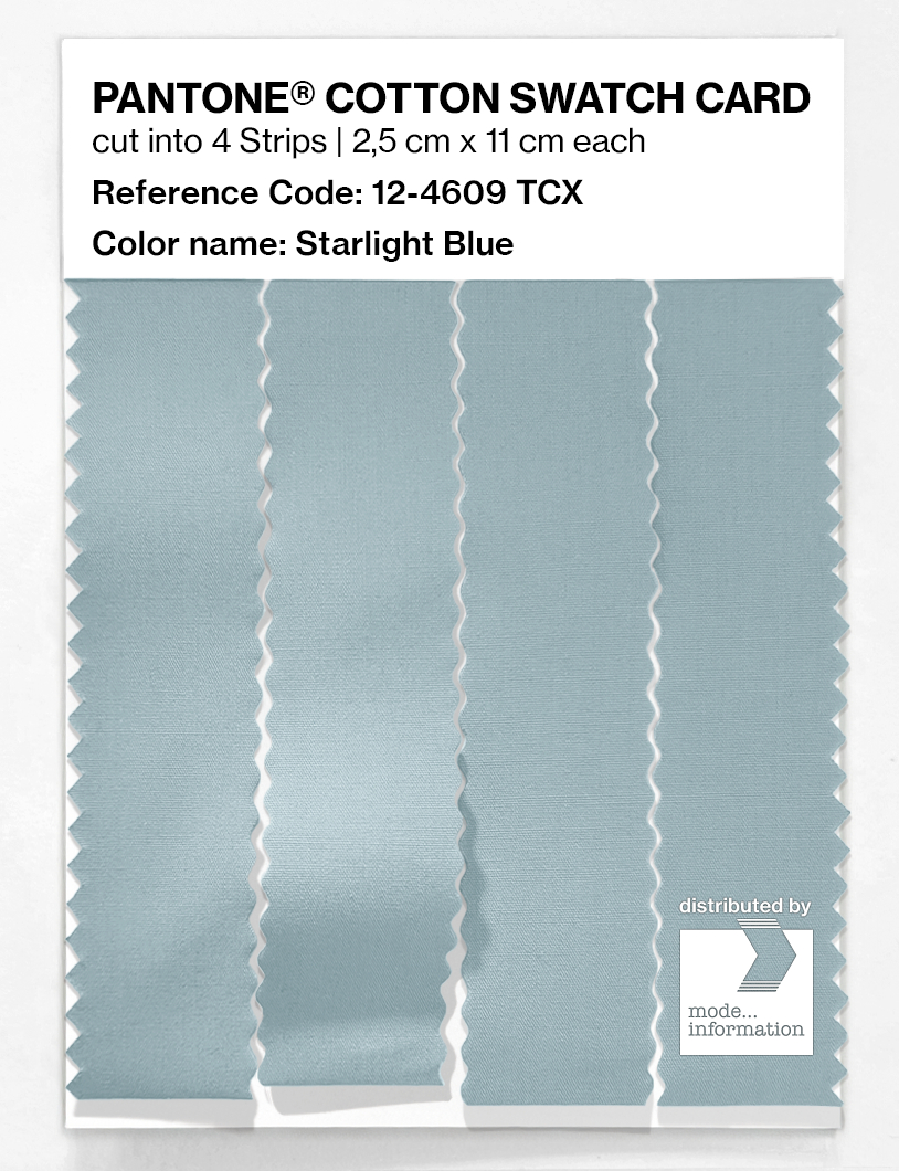 Artikelbild 3 des Artikels “PANTONE® COTTON SWATCH CARD 12-4609 TCX Starlight Blue “