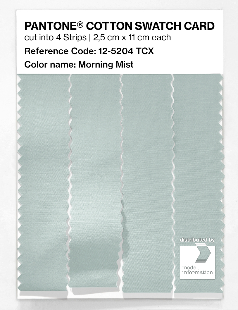 Artikelbild 3 des Artikels “PANTONE® COTTON SWATCH CARD 12-5204 TCX Morning Mist “