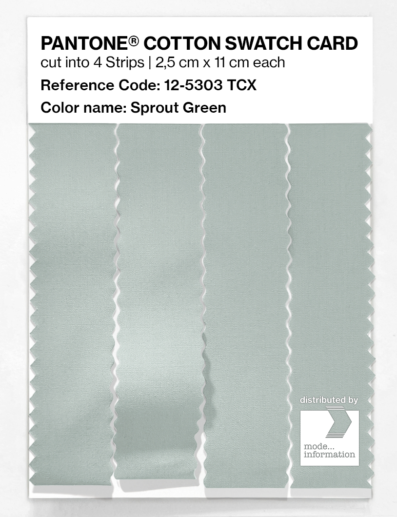 Artikelbild 3 des Artikels “PANTONE® COTTON SWATCH CARD 12-5303 TCX Sprout Green “