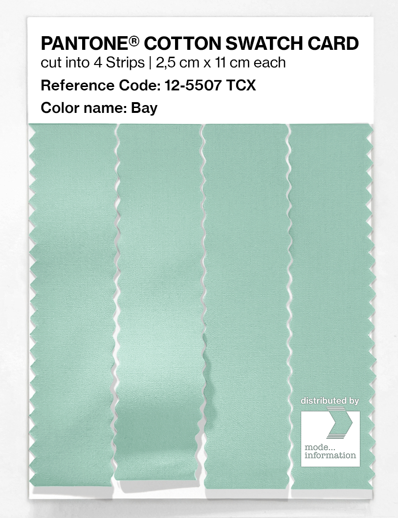 Artikelbild 3 des Artikels “PANTONE® COTTON SWATCH CARD 12-5507 TCX Bay “