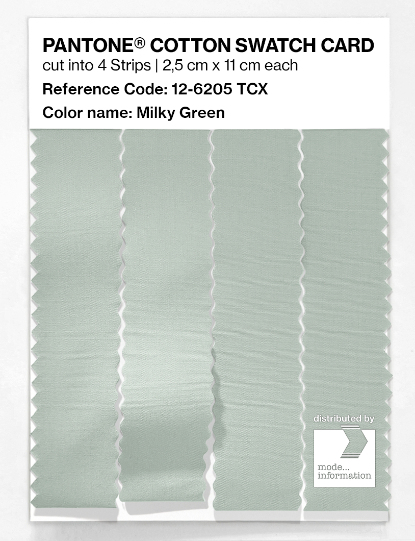 Artikelbild 3 des Artikels “PANTONE® COTTON SWATCH CARD 12-6205 TCX Milky Green “
