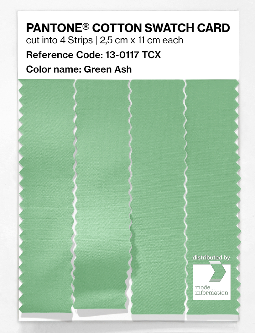 Artikelbild 3 des Artikels “PANTONE® COTTON SWATCH CARD 13-0117 TCX Green Ash “