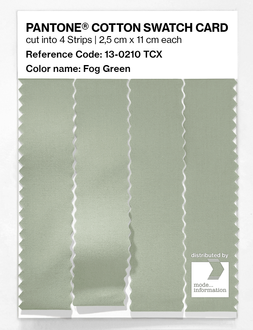 Artikelbild 3 des Artikels “PANTONE® COTTON SWATCH CARD 13-0210 TCX Fog Green “
